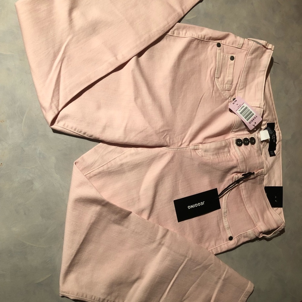 Torrid pink skinny jeans size 16 s